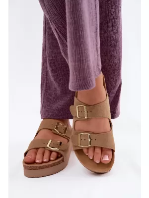 Dámské pantofle VINCEZA 102657 BEIGE