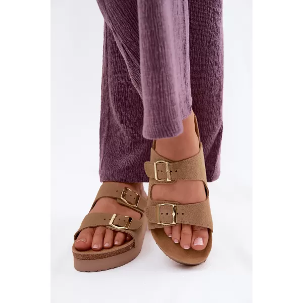  Dámské pantofle VINCEZA 102657 BEIGE 