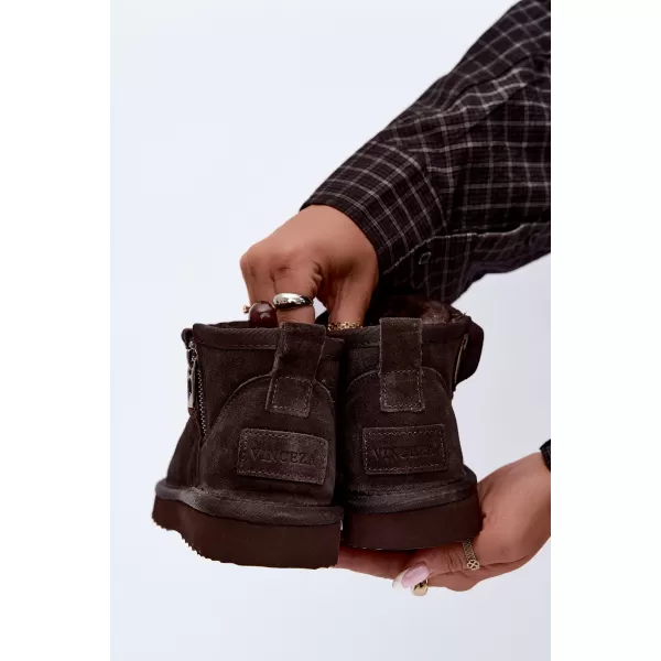 Dámské sněhule VINCEZA 97971 CHOCOLATE 