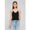 Dámský top URBAN CLASSICS TB8352A-20671 BLACK/OFF WHITE