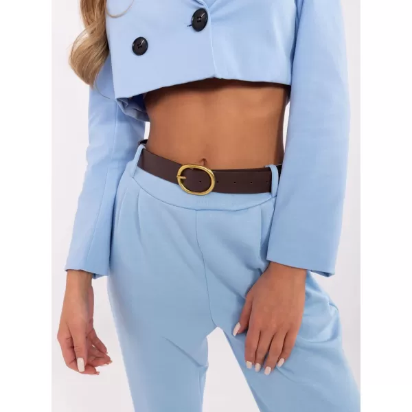  Dámské kalhoty ITALY MODA DHJ-SP-20316.87 LIGHT BLUE 