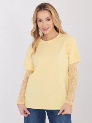 Dámské triko ITALY MODA MI-BZ-4227.61 BRIGHT YELLOW