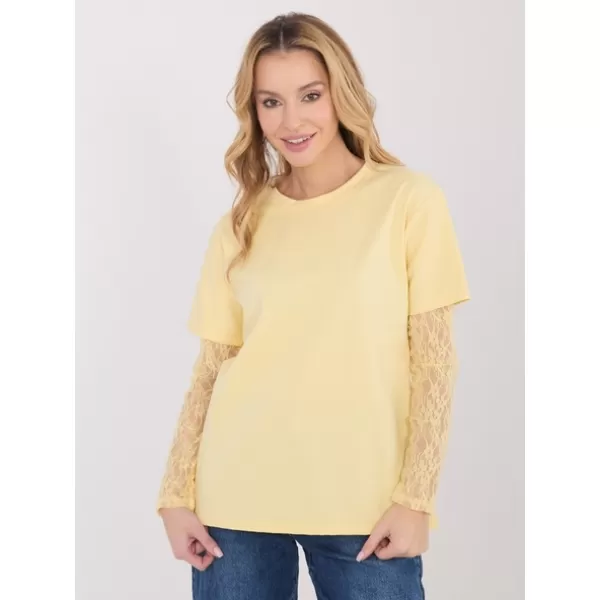  Dámské triko ITALY MODA MI-BZ-4227.61 BRIGHT YELLOW 