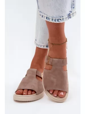 Dámské pantofle BOTO 26SD18-51 BEIGE