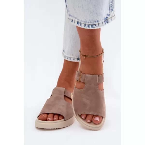  Dámské pantofle BOTO 26SD18-51 BEIGE 