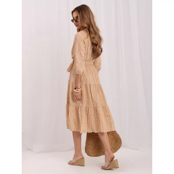  Dámské šaty LAKERTA LK-SK-508005.07P BEIGE 