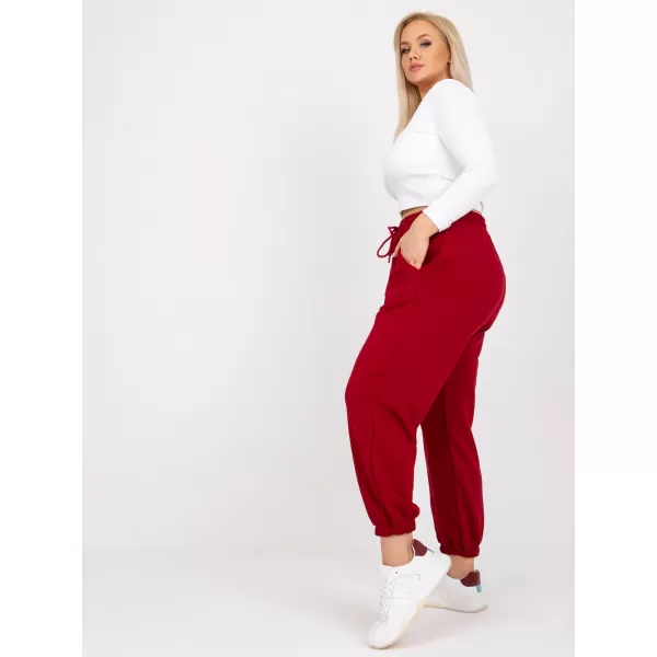  Dámské tepláky BASIC FEEL GOOD RV-DR-6331.86 BURGUNDY 