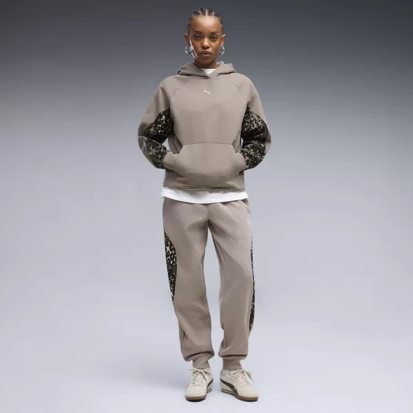  Dámská mikina PUMA SPORT ANIMAL STANDARD HOODIE FL 69400781 MOUSE GRAY 
