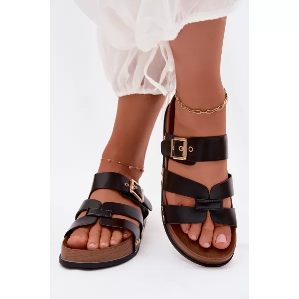  Dámské pantofle BOTO 22-382 BLACK 