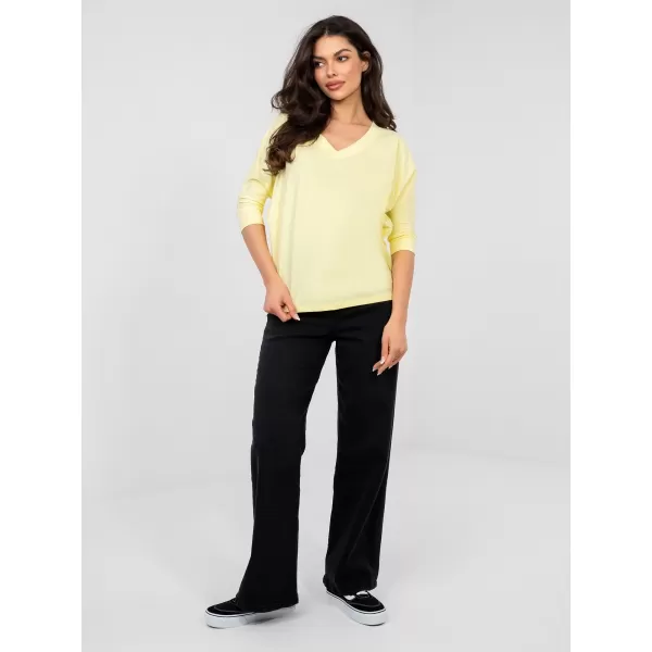  Dámské triko RUE PARIS RV-BZ-A1186.89 BRIGHT YELLOW 