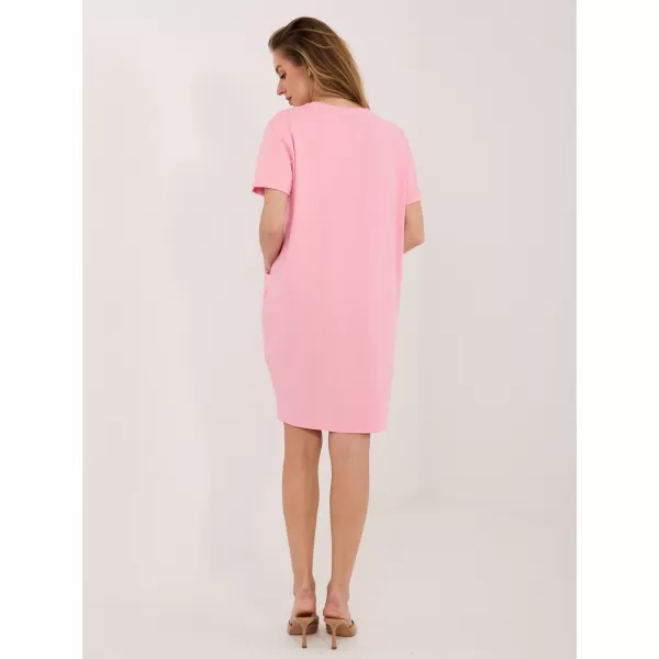  Dámské šaty RUE PARIS RV-SK-8724-1.91 BRIGHT PINK 
