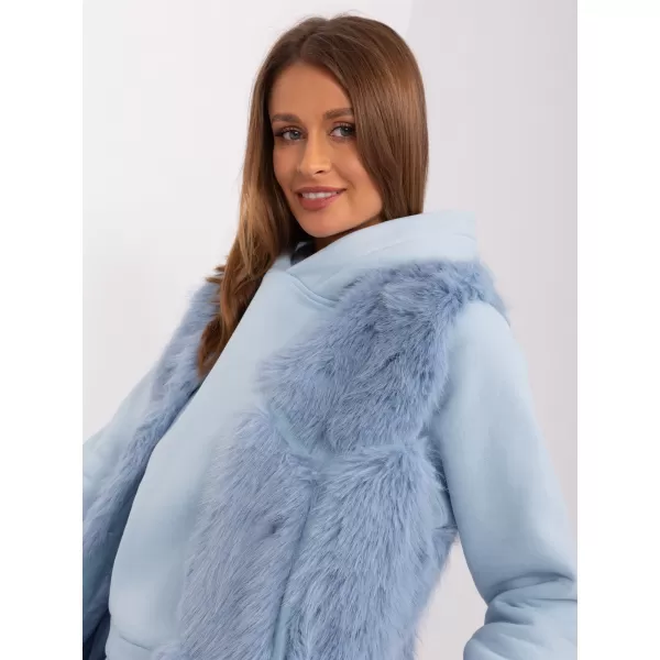  Dámská vesta WOOL FASHION ITALIA AT-KZ-2375.00P LIGHT BLUE 