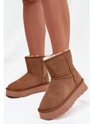 Dámské sněhule BOTO W5825 CAMEL