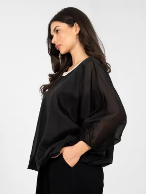Dámská halenka ITALY MODA IT-BZ-18868.81 BLACK