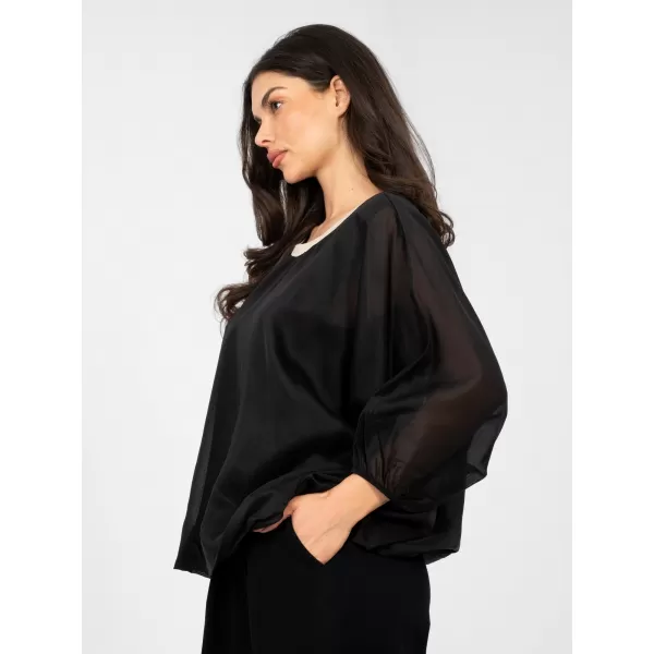  Dámská halenka ITALY MODA IT-BZ-18868.81 BLACK 