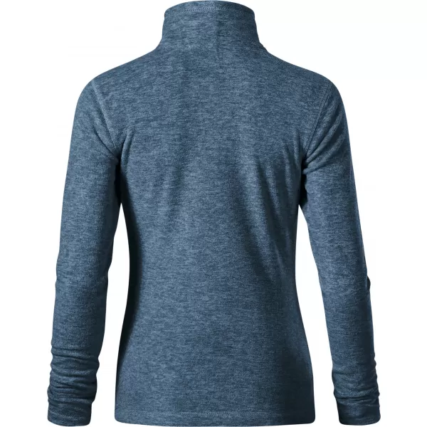  Dámská micro fleece mikina MALFINI FACTOR 853 TMAVÝ DENIM MELÍR 