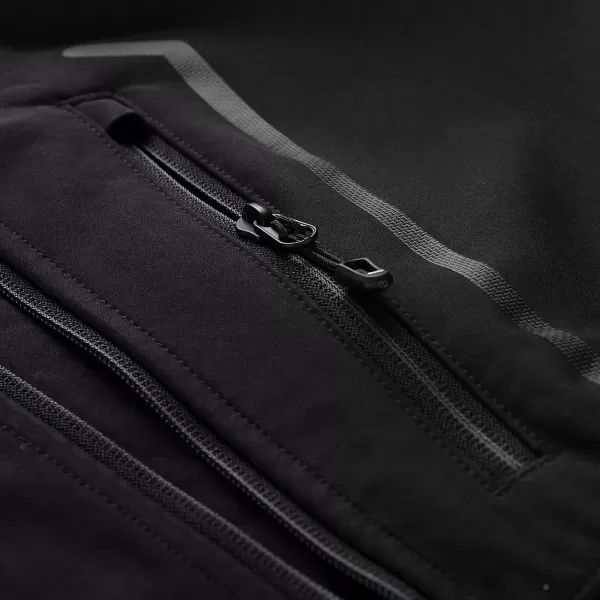  Pánská softshellová bunda ALPINE PRO GEDER BLACK 