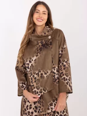 Dámská mikina ITALY MODA IT-BL-21613-4.11 KHAKI