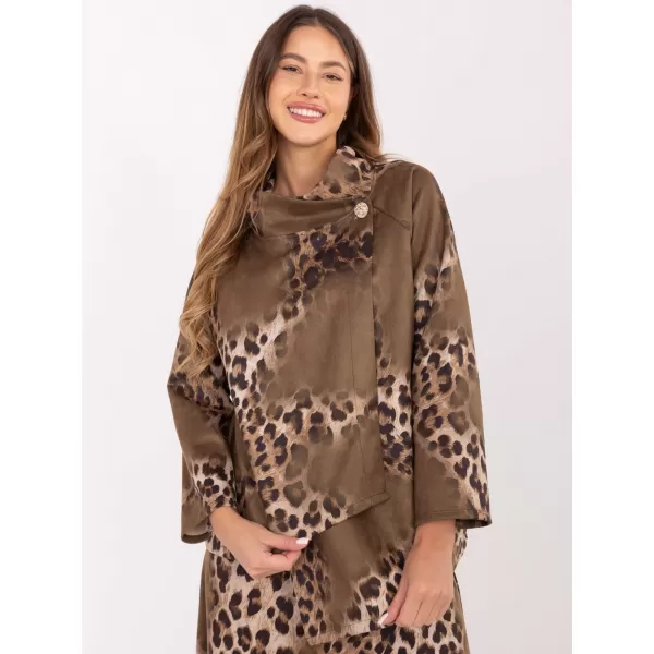 Dámská mikina ITALY MODA IT-BL-21613-4.11 KHAKI 