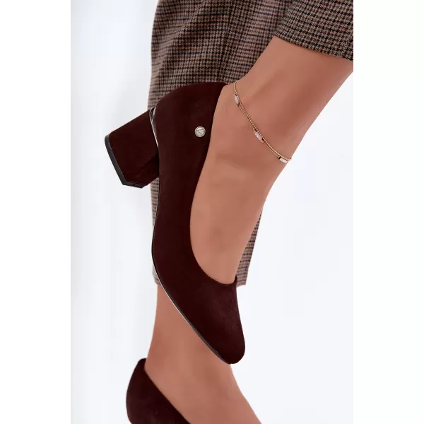  Dámské lodičky VINCEZA 62322 BROWN 