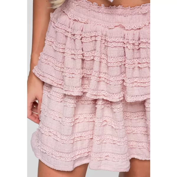  Dámská sukně OMBRE OW-GL-E0014 PINK 