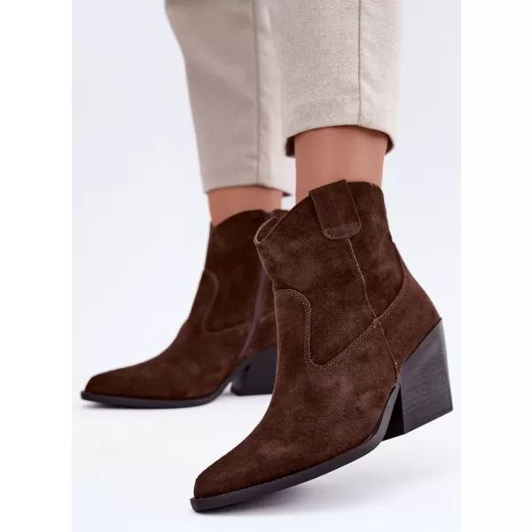  Dámské kovbojky BOTO 5078 BROWN 