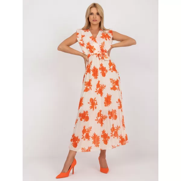  Dámské šaty ITALY MODA DHJ-SK-13166.94P ORANGE 