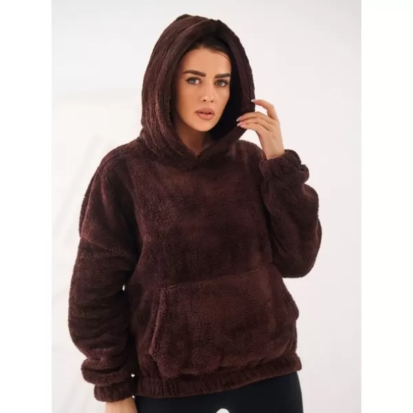  Dámská mikina FACTORY PRICE CS-BL-BT1029.97P DARK BROWN 