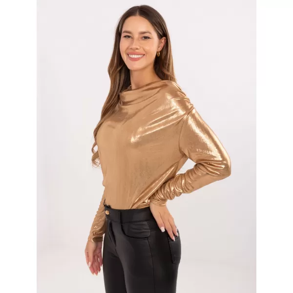 Dámská halenka ITALY MODA DHJ-BZ-15268.30 CAMEL 