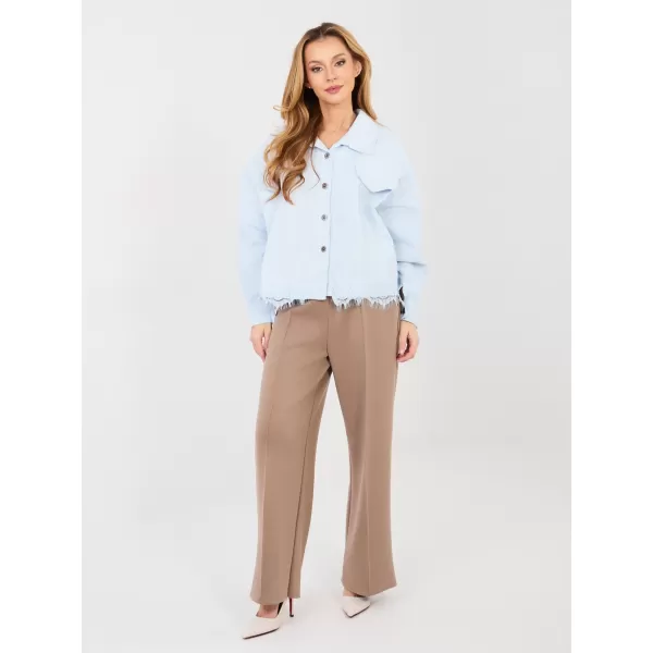  Dámská bunda RUE PARIS IT-KR-FL10001.54 LIGHT BLUE 