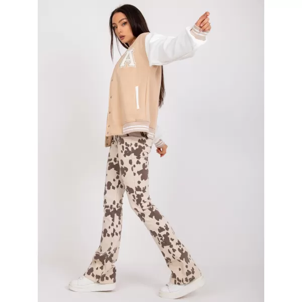  Dámská mikina EX MODA EM-BL-697.88 BEIGE 