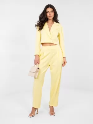 Dámský komplet RUE PARIS IT-KMPL-22255.20 BRIGHT YELLOW