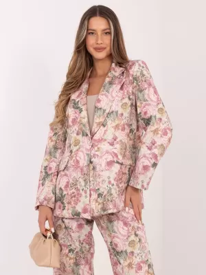 Dámská bunda RUE PARIS IT-MA-FL8932.60 DARK PINK
