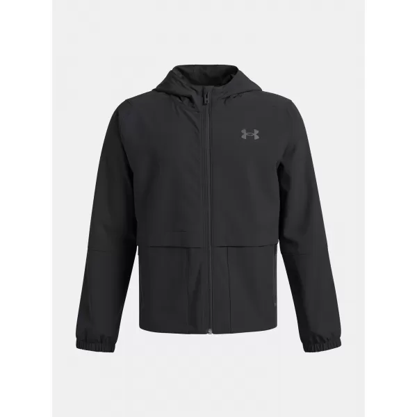  Chlapecká bunda UNDER ARMOUR UA B UNSTOPPABLE WVN JACKET 6009561-001 ČERNÁ 