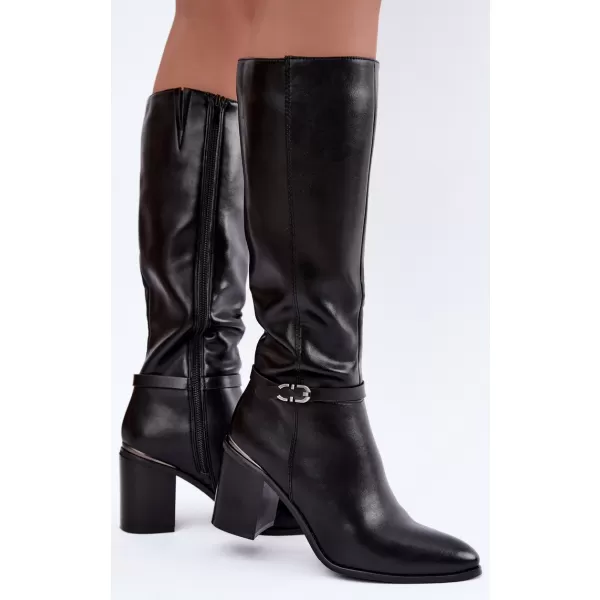 Dámské kozačky SERGIO LEONE KZ-08 BLACK 