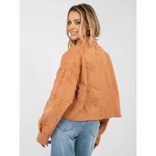  Dámská bunda RUE PARIS IT-KR-FL9993.77 DARK ORANGE 