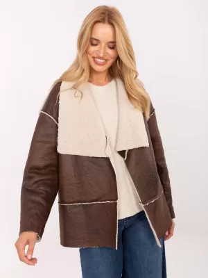 Dámská bunda FACTORY PRICE IT-KR-95616.66 BROWN