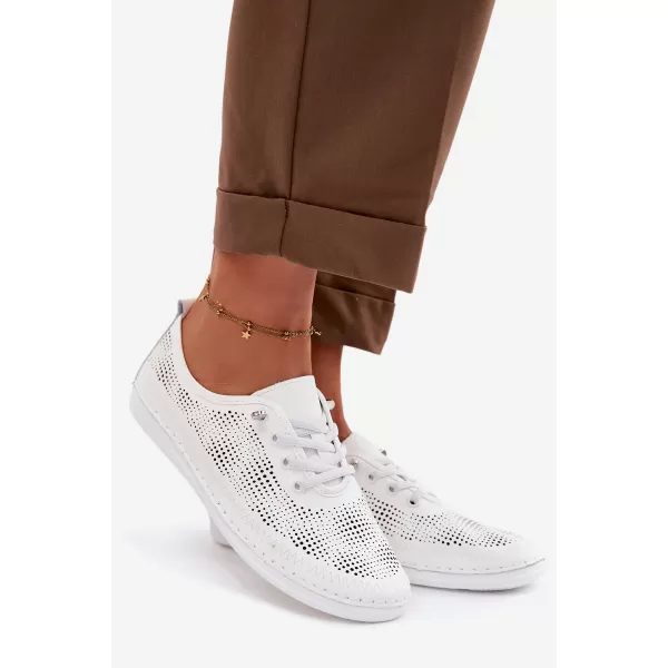  Dámské tenisky S.BARSKI LR61-7083 WHITE 