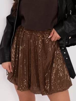 Dámská sukně ITALY MODA MI-SD-271360.74 BROWN