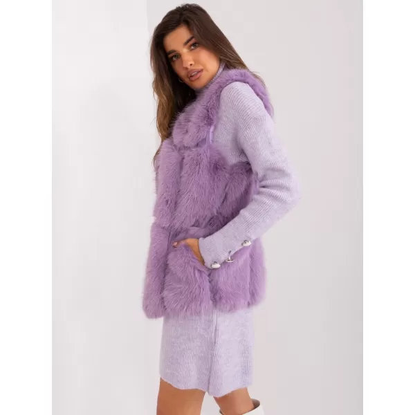 Dámská vesta WOOL FASHION ITALIA AT-KZ-2375.00P BRIGHT PURPLE 