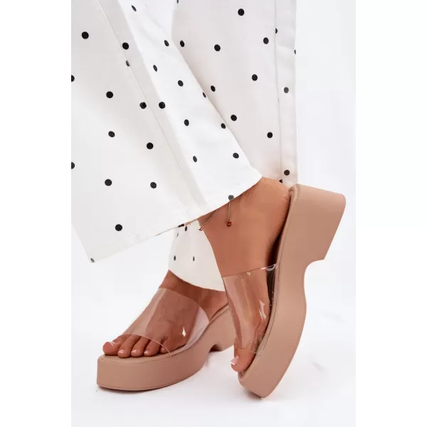  Dámské pantofle BOTO 78-146 BEIGE 
