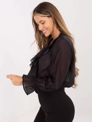 Dámská košile FACTORY PRICE IT-KS-28883.80 NOIRE