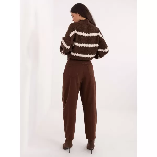  Dámské džíny FACTORY PRICE VM-SP-BS955-60.36 BROWN 