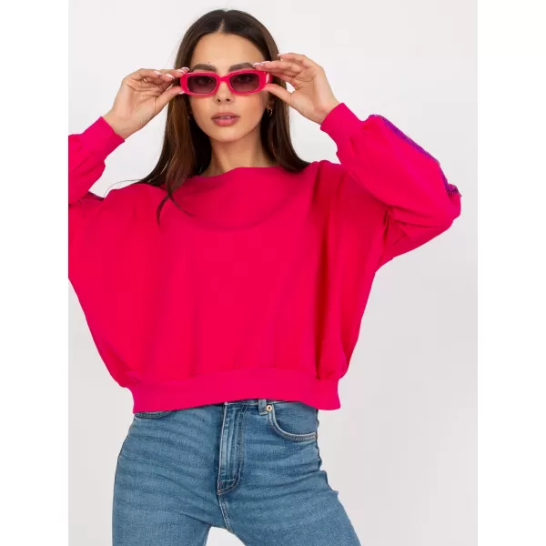  Dámská mikina RUE PARIS RV-BL-8067.88 FUCHSIA 