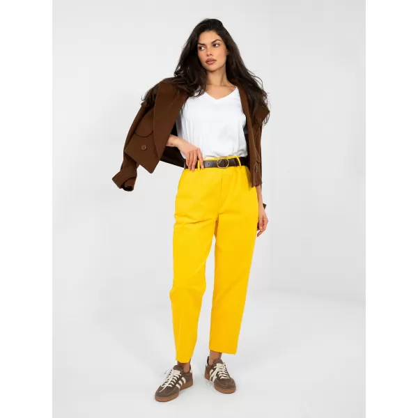  Dámské kalhoty ITALY MODA IT-SP-FL9767-1.04 YELLOW 