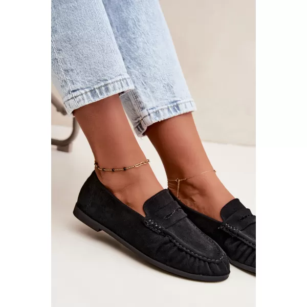 Dámské mokasíny BOTO 9881 BLACK 