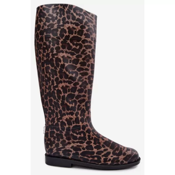  Dámské holínky BOTO 5226 LEOPARD PRINT 