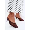 Dámské pantofle BOTO LN-81 BROWN