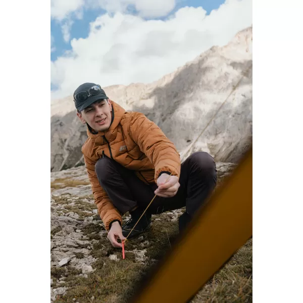  Pánská zimní bunda NORDBLANC ARETE WJM8387 ORANŽOVÁ 