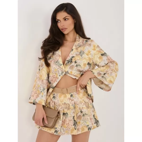  Dámské kraťasy ITALY MODA IT-SN-FL8757-1.30 YELLOW 